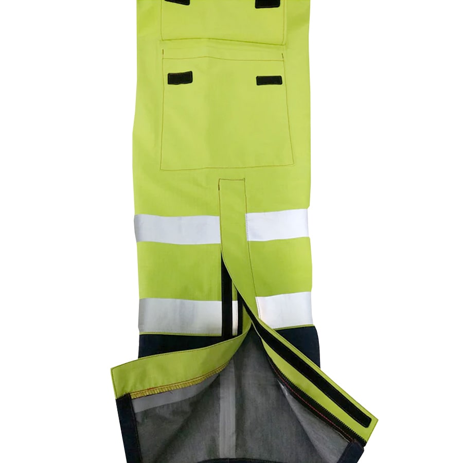 EXTREME GORE-TEX PYRAD® CAT 3 FR/ARC Rated Breathable High Visibility Rainwear Bib Trouser Yellow/Black