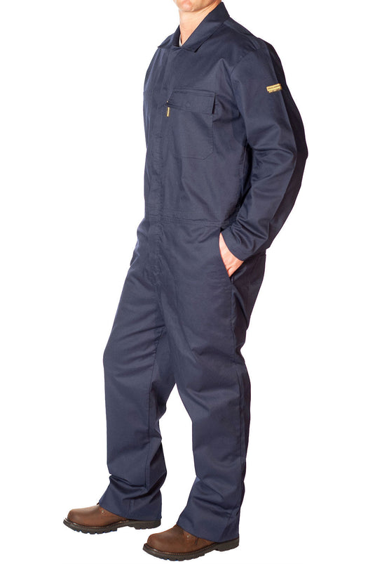 Flame Resistant Featherweight Navy Coveralls