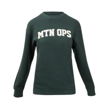 WOMEN'S MTN OPS CREWNECK - Green / XXL
