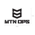MTN OPS VINYL DECAL - Black