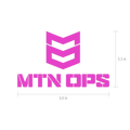 MTN OPS VINYL DECAL - Pink