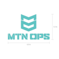 MTN OPS VINYL DECAL - Teal