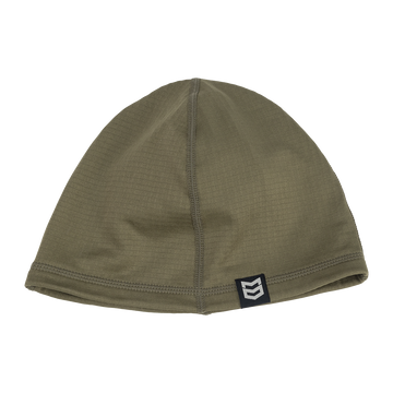 GEO GRID FLEECE BEANIE - Loden