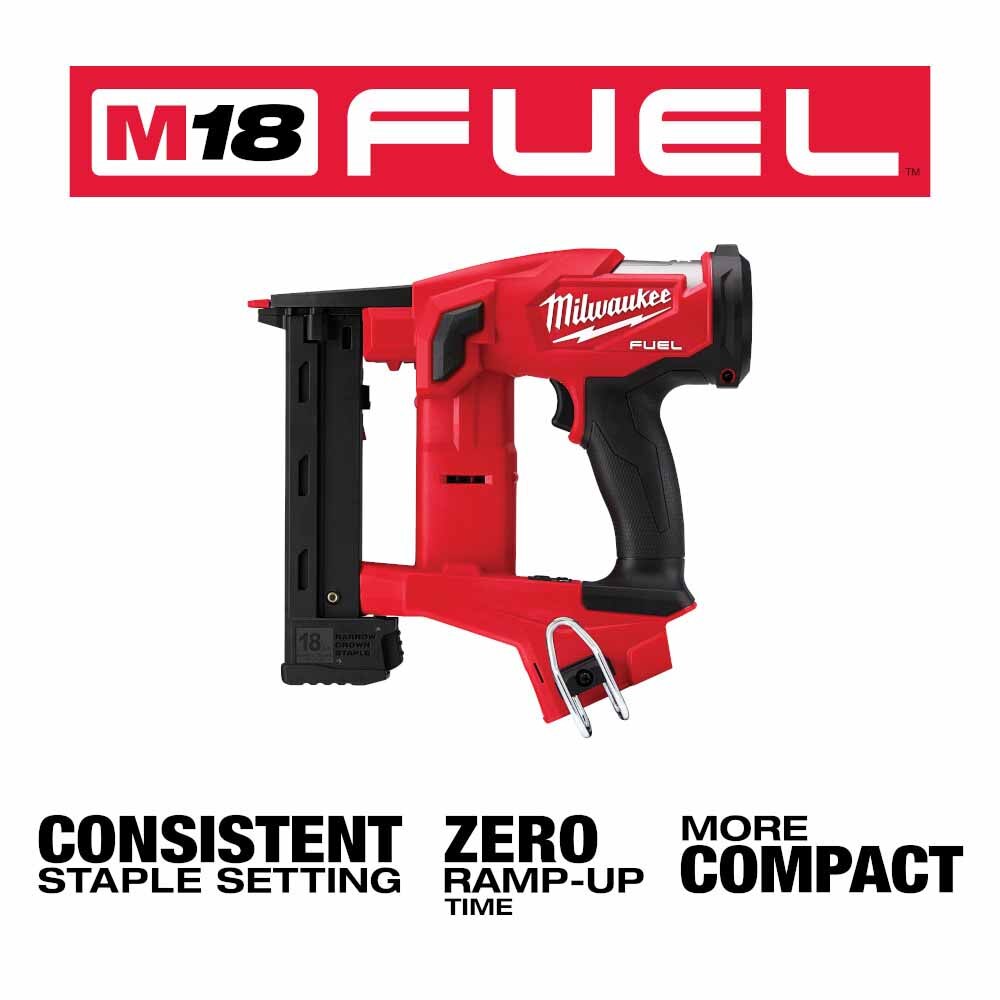 Milwaukee 2749-20 M18 FUEL 18GA 1/4" NARROW CROWN STAPLER- TOOL ONLY