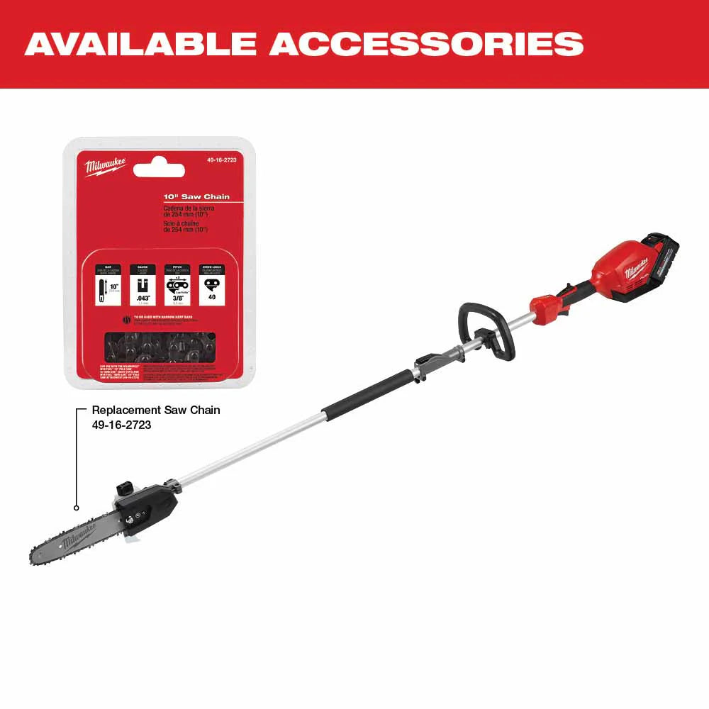 10" Pole Saw Kit w/ Quik-Lok Attachment Capability