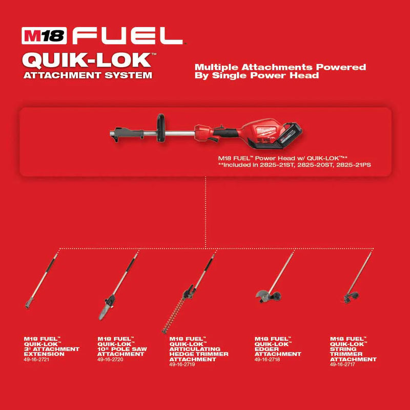 Load image into Gallery viewer, Milwaukee 10&quot; Pole Saw Kit w/ Quik-Lok Attachment Capability
