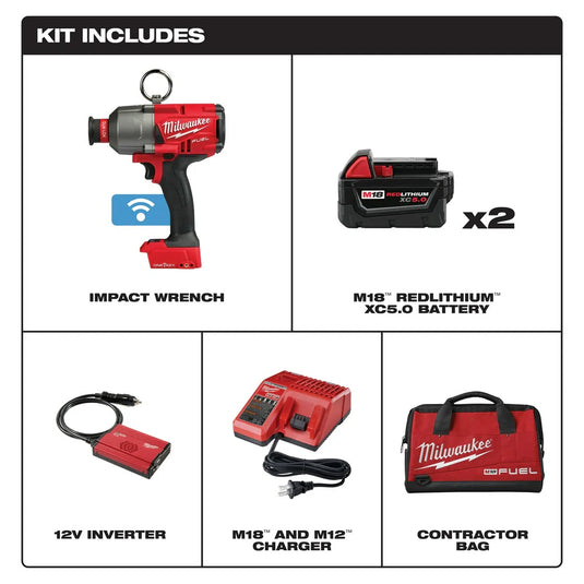 M18 FUEL 7/16" Hex Utility HTIW w/ ONE-KEY Kit