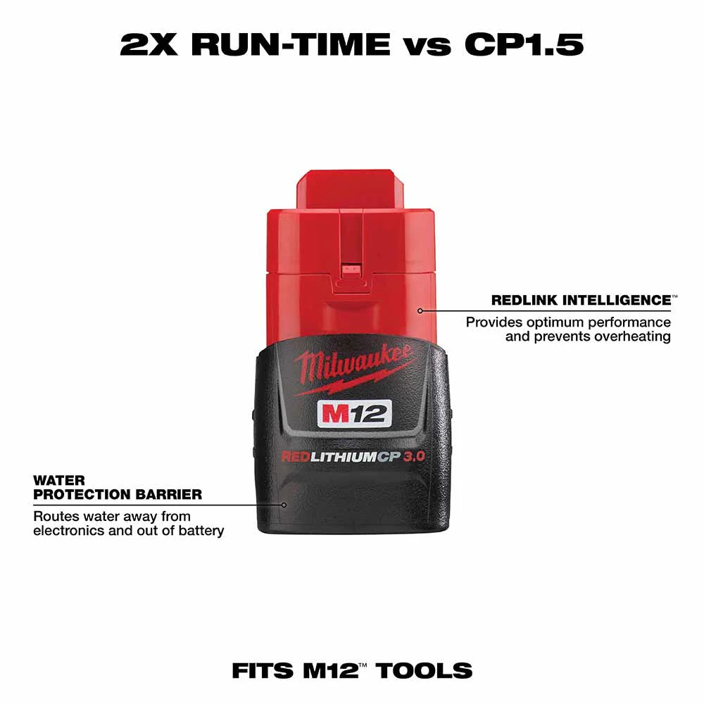 M12™ REDLITHIUM™ 3.0 Compact Battery Pack