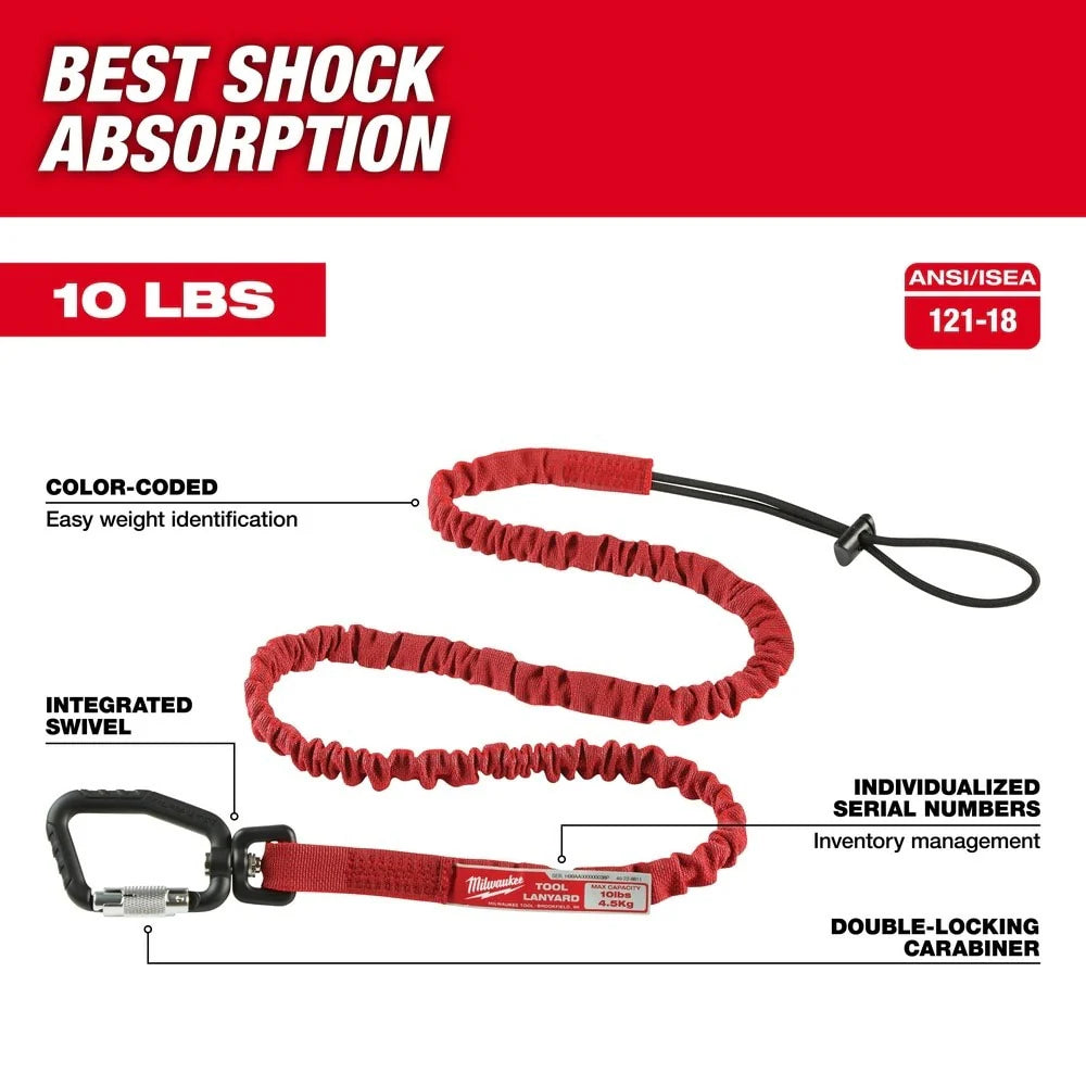Extended Reach Locking Tool Lanyard- 54.4"