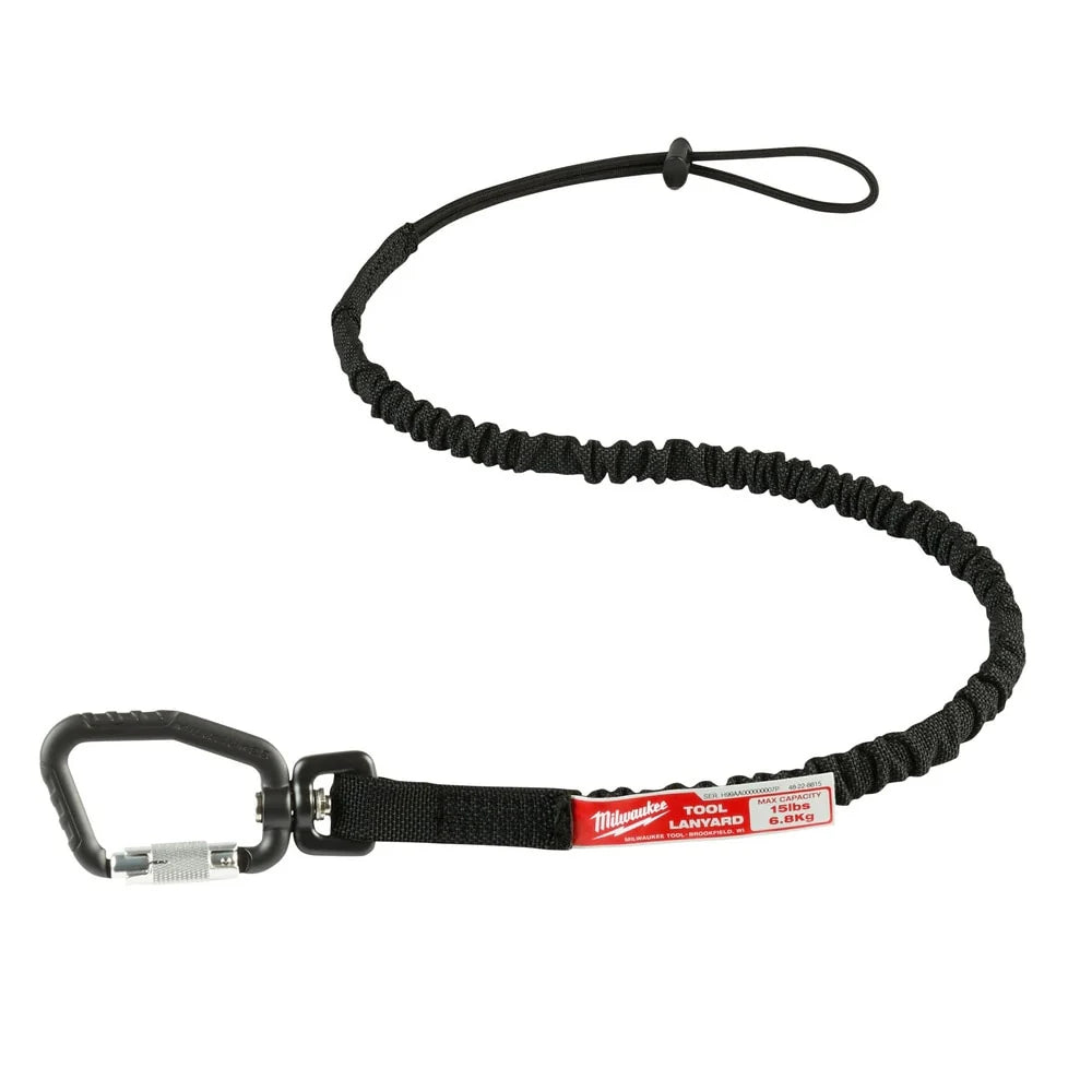 Shock Absorbing and Locking Tool Lanyard- 36.3"