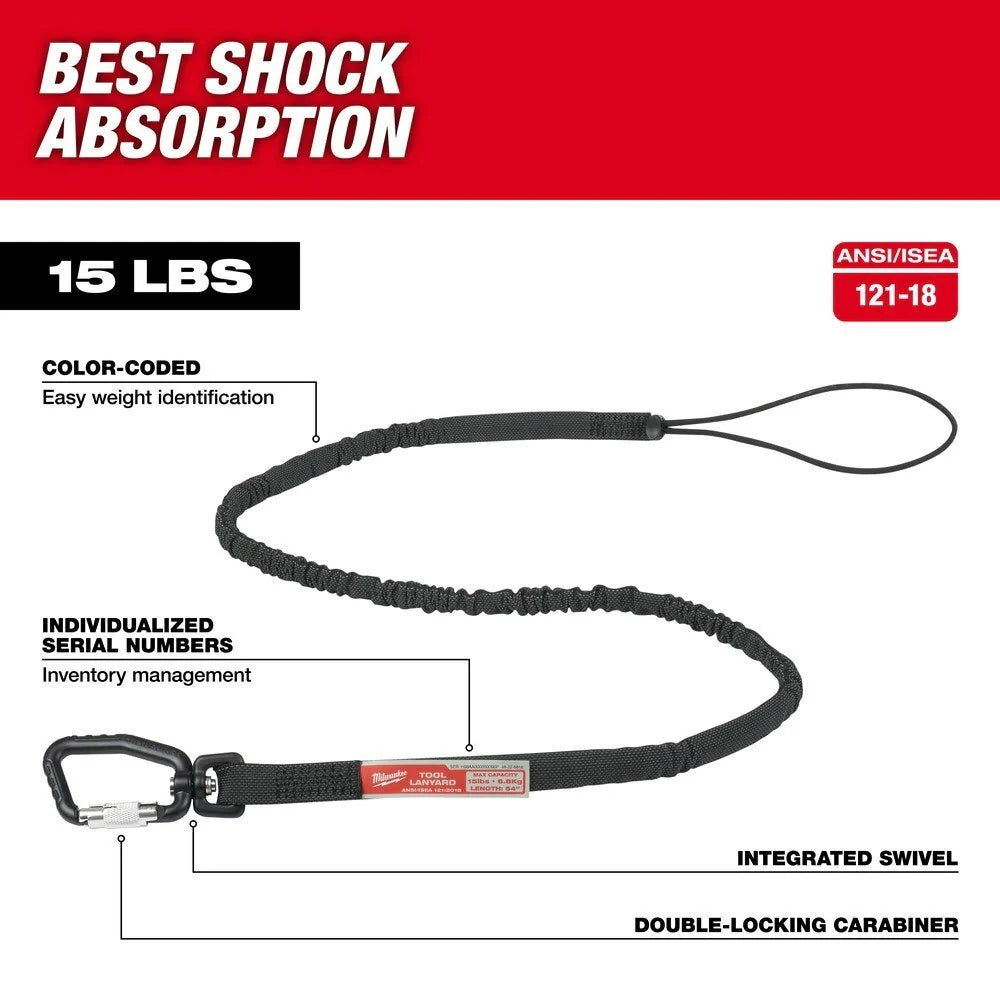 Extended Reach Locking Tool Lanyard- 54"