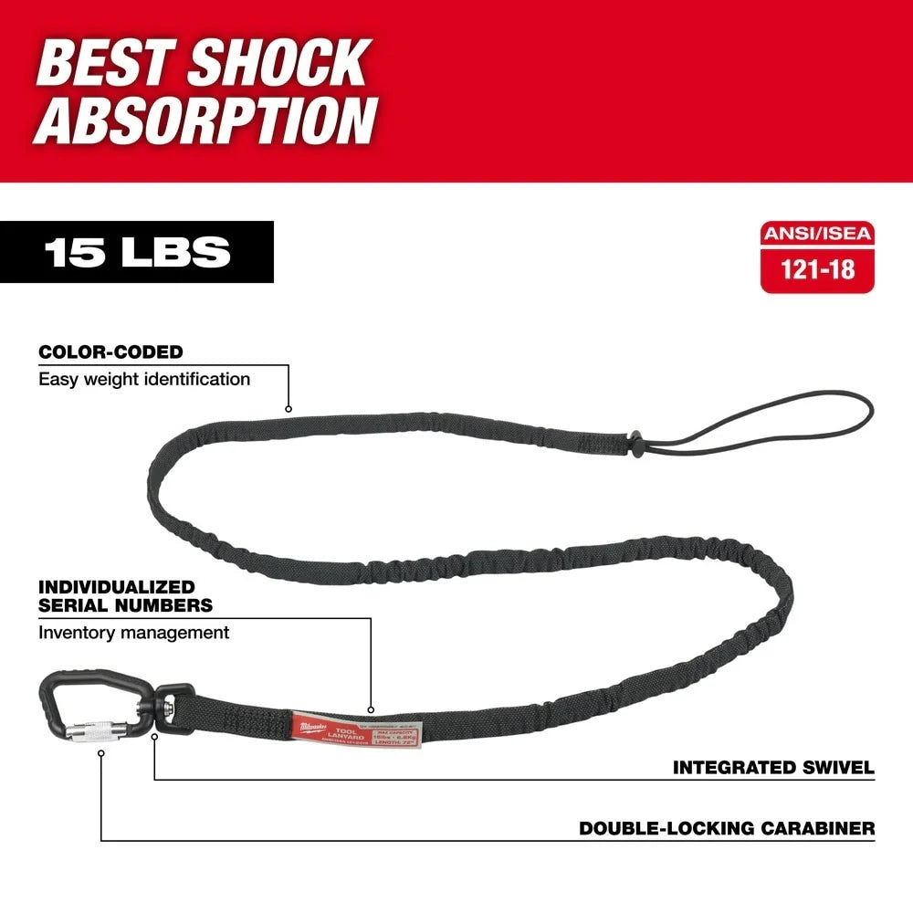 Extended Reach Locking Tool Lanyard- 72"