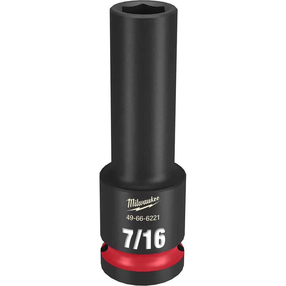 SHOCKWAVE Impact Duty 1/2" Drive 7/16" Deep 6 Point Socket