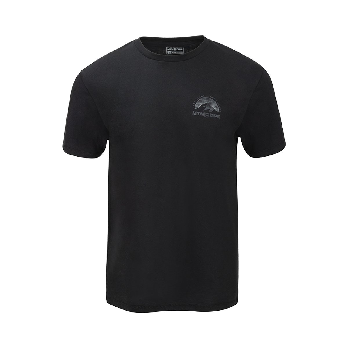 MOUNTAIN DUSK TEE - Black / XXL