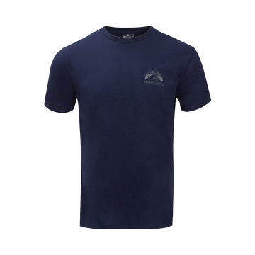 MOUNTAIN DUSK TEE - Blue / XXL