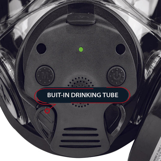 Parcil Safety NB-100E Tactical Gas Mask with Electronic Voice Amplifier and Radio Transmitter/Receiver