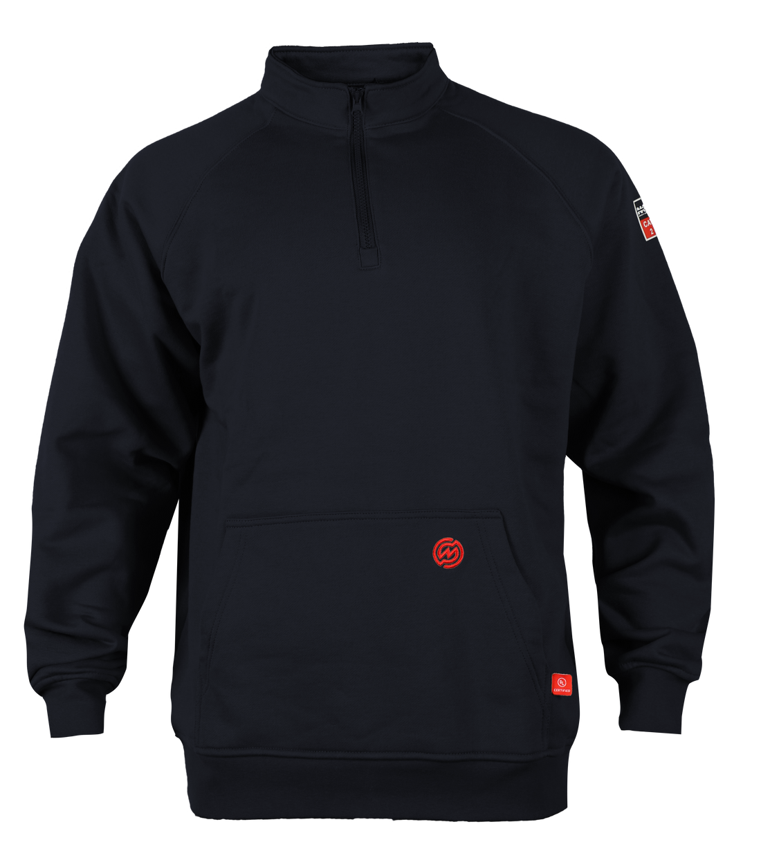 NKE FR 1/4 ZIP SWEATSHIRT - NAVY