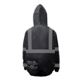Neilsen FR/ARC Rated Hi-Vis Black Softshell Fleece Hoodie made with PYRAD® WINDSTOPPER® Fabric by GORE-TEX LABS