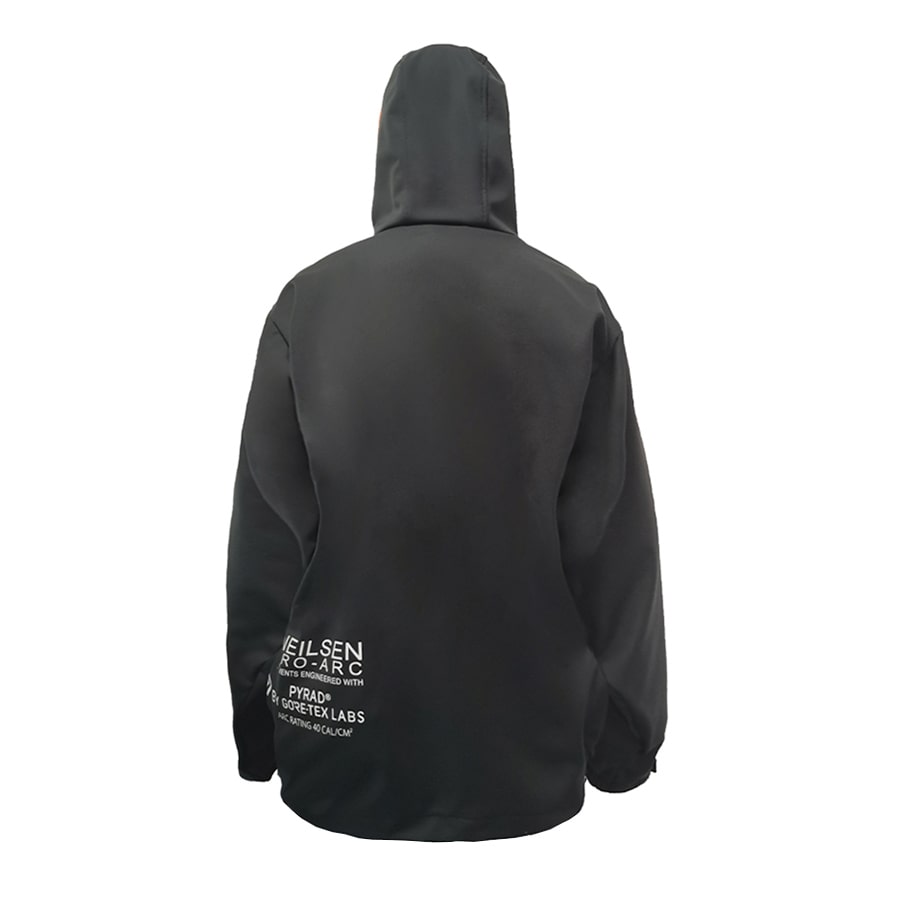 Neilsen FR/ARC Rated Black Softshell Women Fleece Jacket made with PYRAD® WINDSTOPPER® Fabric by GORE-TEX LABS