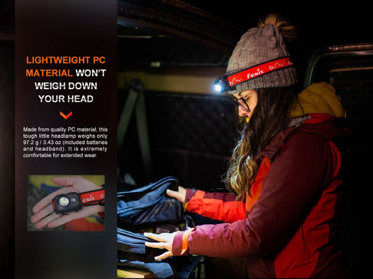 Lightweight Outdoor Hiking LED Headlamp - HL16