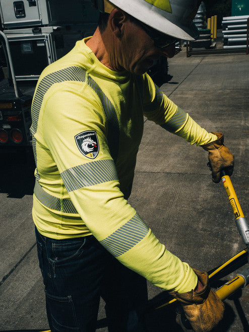 Load image into Gallery viewer, Pro Dry Tech LS Hi-Vis FR Yellow Shirt
