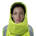 PRO ARC FR/ARC CAT 3 Breathable High Visibility Rainwear Women Coat Yellow/Navy