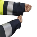 PRO ARC FR/ARC CAT 3 Breathable High Visibility Rainwear Women Coat Yellow/Navy