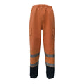 PRO ARC FR/ARC CAT 3 Breathable High Visibility Rainwear Over Women Trouser Orange/Navy