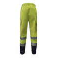 PRO ARC FR/ARC CAT 3 Breathable High Visibility Rainwear Over Women Trouser Yellow/Navy