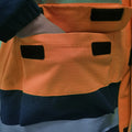 PRO ARC FR/ARC CAT 3 Breathable High Visibility Rainwear Women Coat Orange/Navy