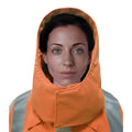 PRO ARC FR/ARC CAT 3 Breathable High Visibility Rainwear Women Coat Orange/Navy