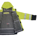 PRO ARC FR/ARC CAT 3 Shuttle Jacket Breathable High Visibility Rainwear Yellow/Navy