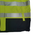 PRO ARC FR/ARC CAT 3 Shuttle Jacket Breathable High Visibility Rainwear Yellow/Navy