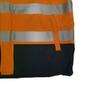 PRO ARC FR/ARC CAT 3 Shuttle Jacket Breathable High Visibility Rainwear Orange/Navy