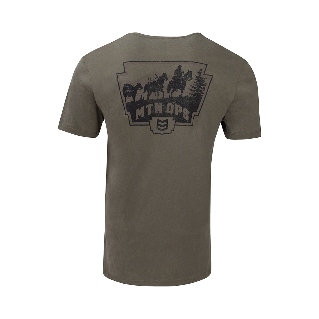 PACK LINE TEE - Green Olive / XXL