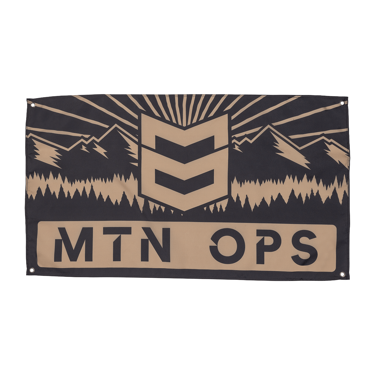 BRAND BANNERS - Panorama Black/Tan