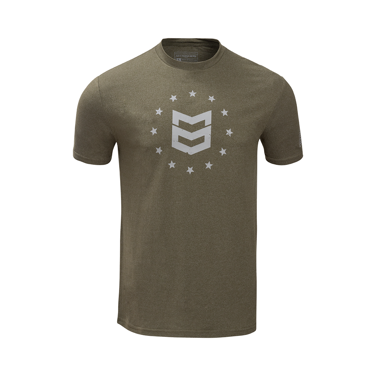 PATRIOT TEE - Heather Military / 3XL