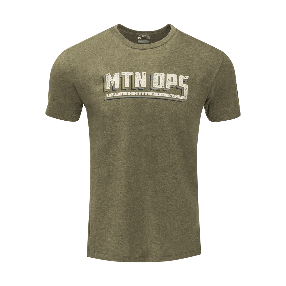 RETRO TEE - Heather Military / XXL