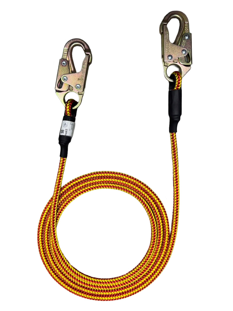 Load image into Gallery viewer, Arbo Space Iron Braid Wire Core Flipline 12&#39; w/ 2 steel snap hooks

