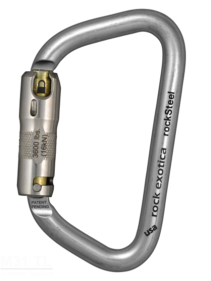 Load image into Gallery viewer, Rock Exotica RockSteel Carabiners
