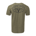 ROPED TEE - Heather Military / XXL