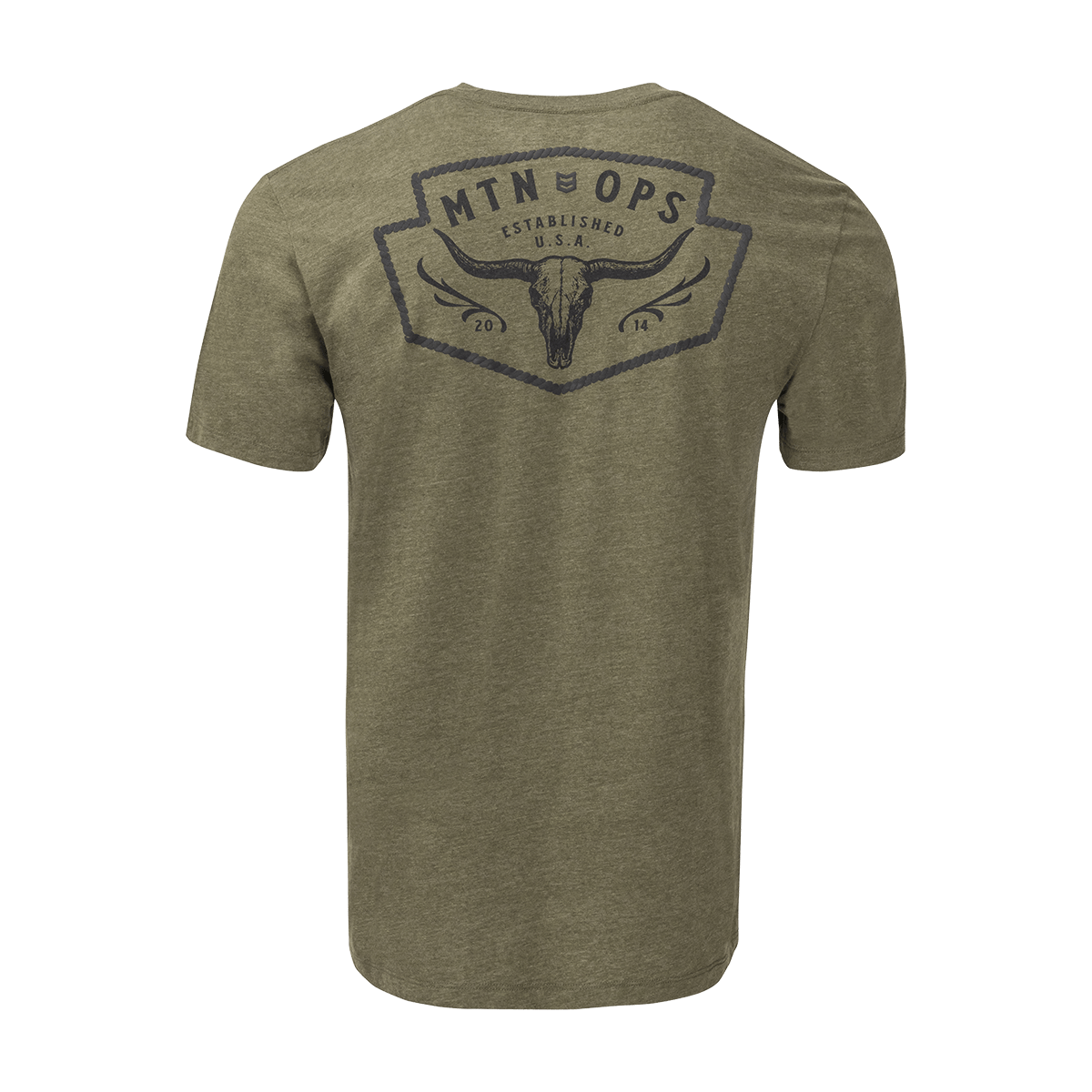 ROPED TEE - Heather Military / XXL