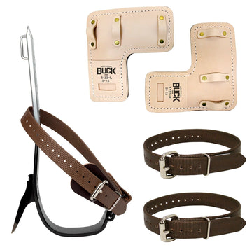 Steel Tree Climber with Straight Stirrup, Pads, Upper and Lower straps – SB93059