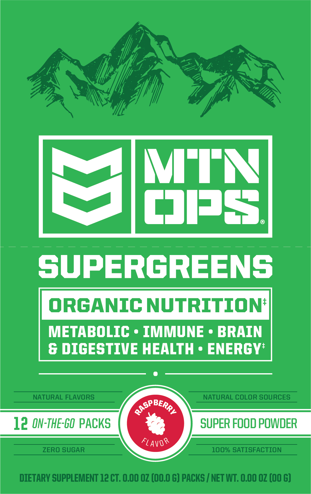 SUPER GREENS (12 PACKS)