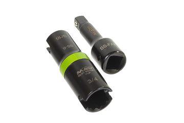 Slot Socket™ Deep Flip Impact 3-in-1 Hex:  9/16" and 3/4"