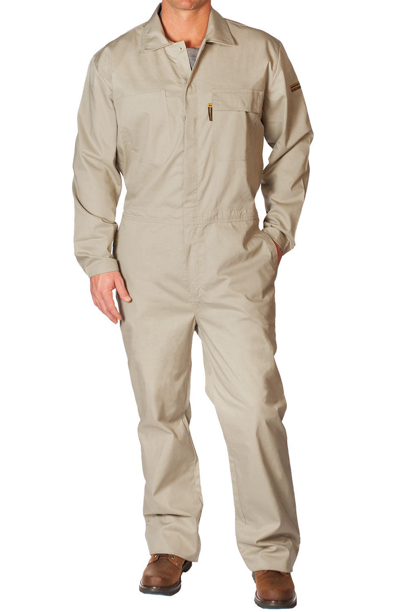 Load image into Gallery viewer, Flame Resistant Featherweight Beige Coveralls
