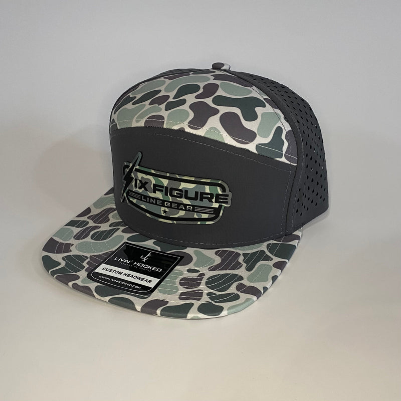 Load image into Gallery viewer, Sage Livin&#39; Hooked Panel Hat
