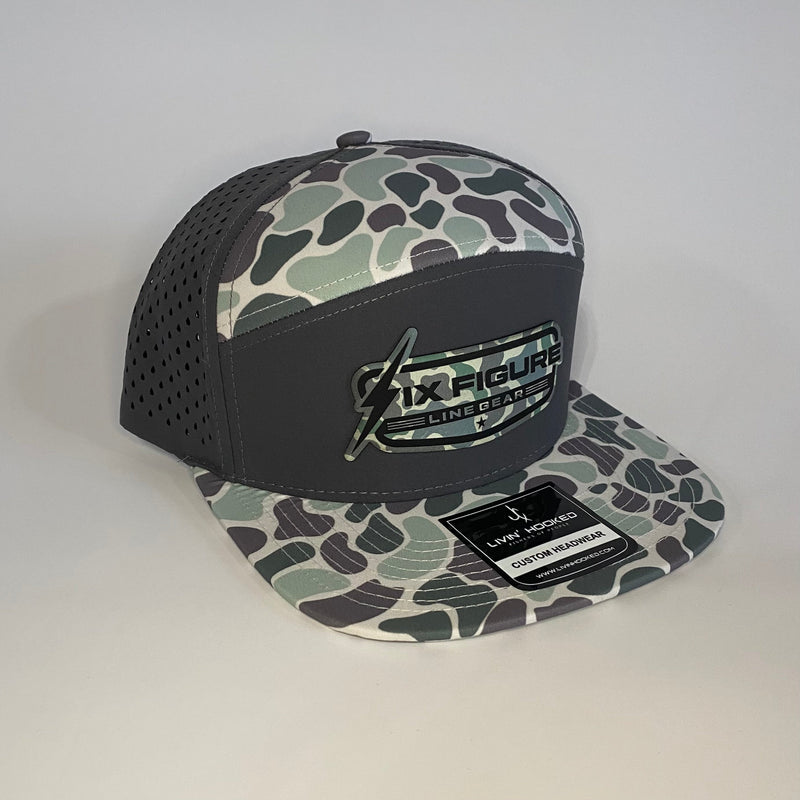Load image into Gallery viewer, Sage Livin&#39; Hooked Panel Hat
