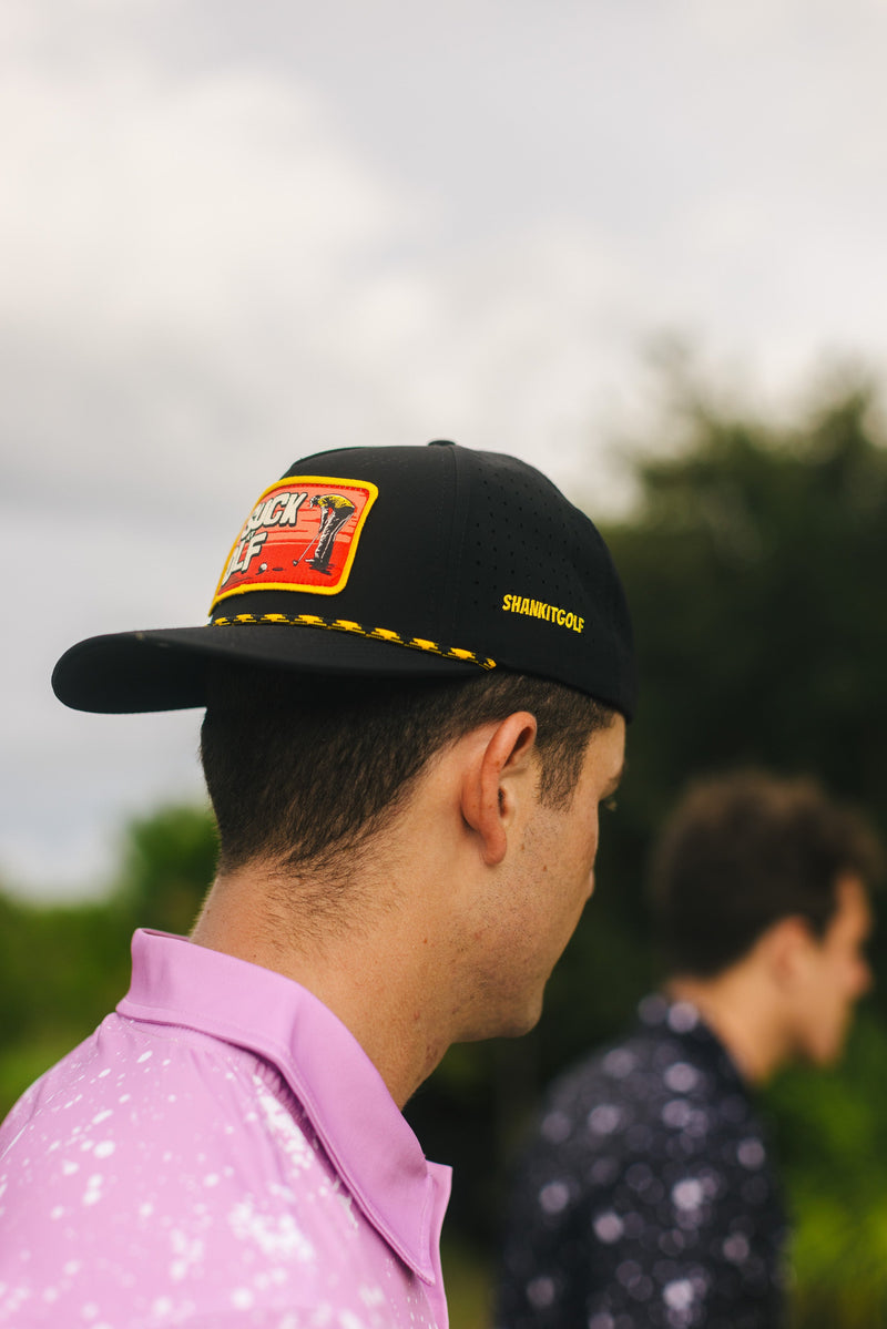 Load image into Gallery viewer, I Suck At Golf Patch Rope Golf Hat
