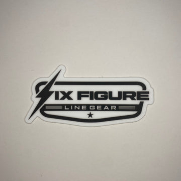 Six Figure Line Gear Sticker